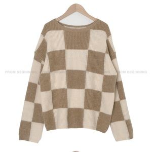 Chess Round Wool Knitwear